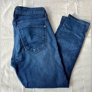 Cropped James Jeans Dark Blue Denim - PETITE